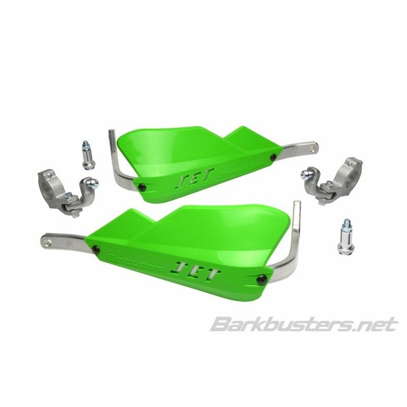 Kit de paramanos BARKBUSTERS JET cerrado Ø28.6mm universal - Verde - motoscamaralweb.com
