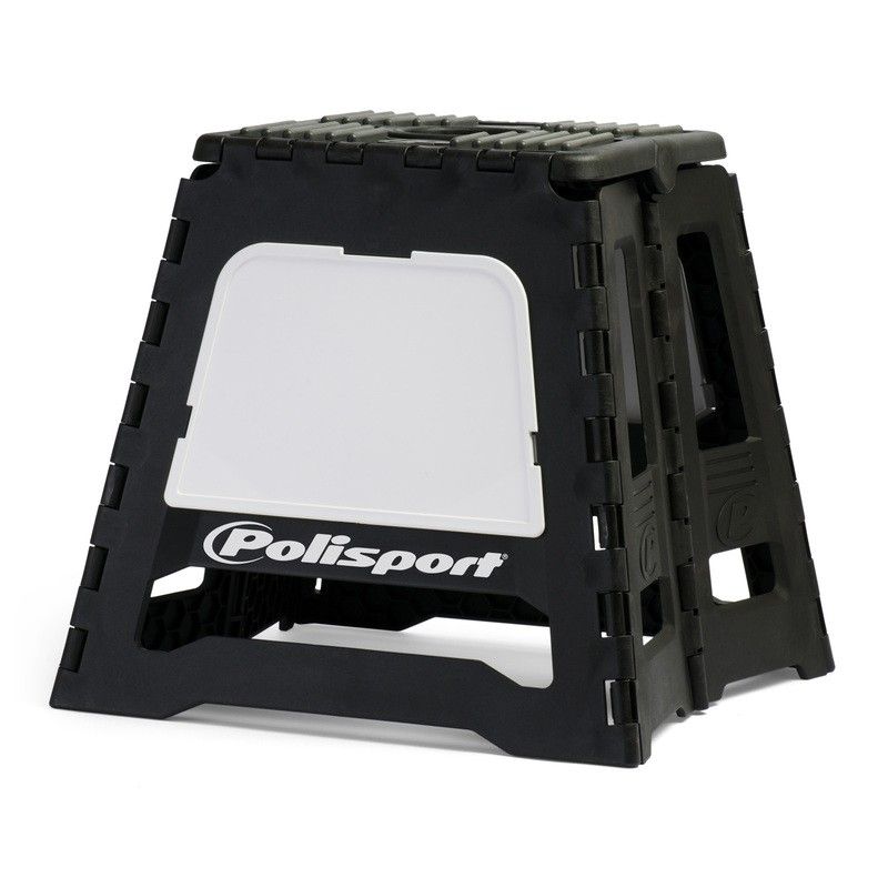 Caballete plegable de plástico Polisport blanco 8981500006 - motoscamaralweb.com