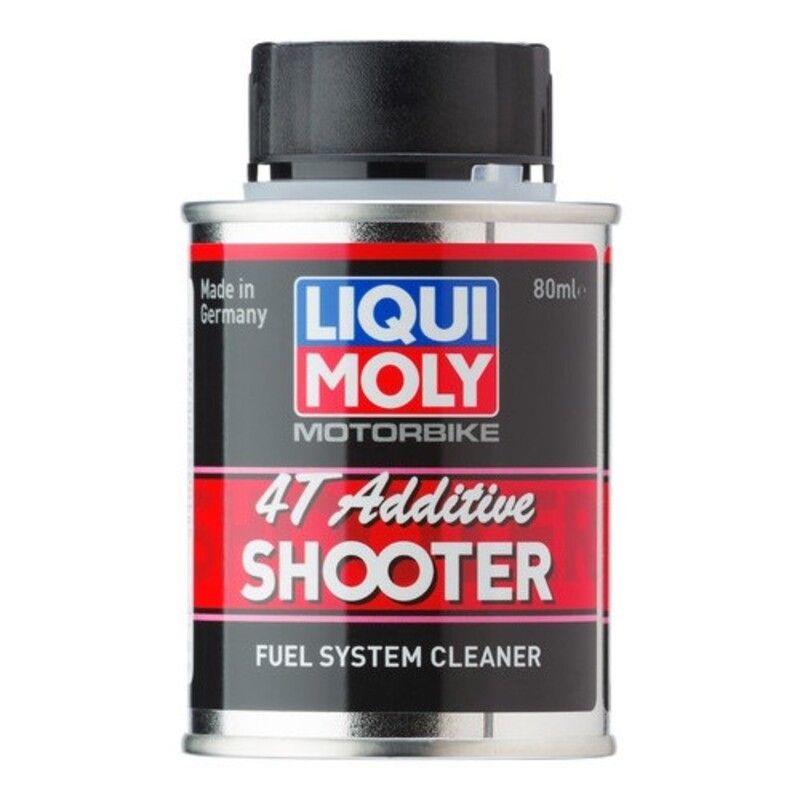 Aditivo de combustible Liqui Moly eliminador de residuos de motores 4t Shooter 80ml - motoscamaralweb.com