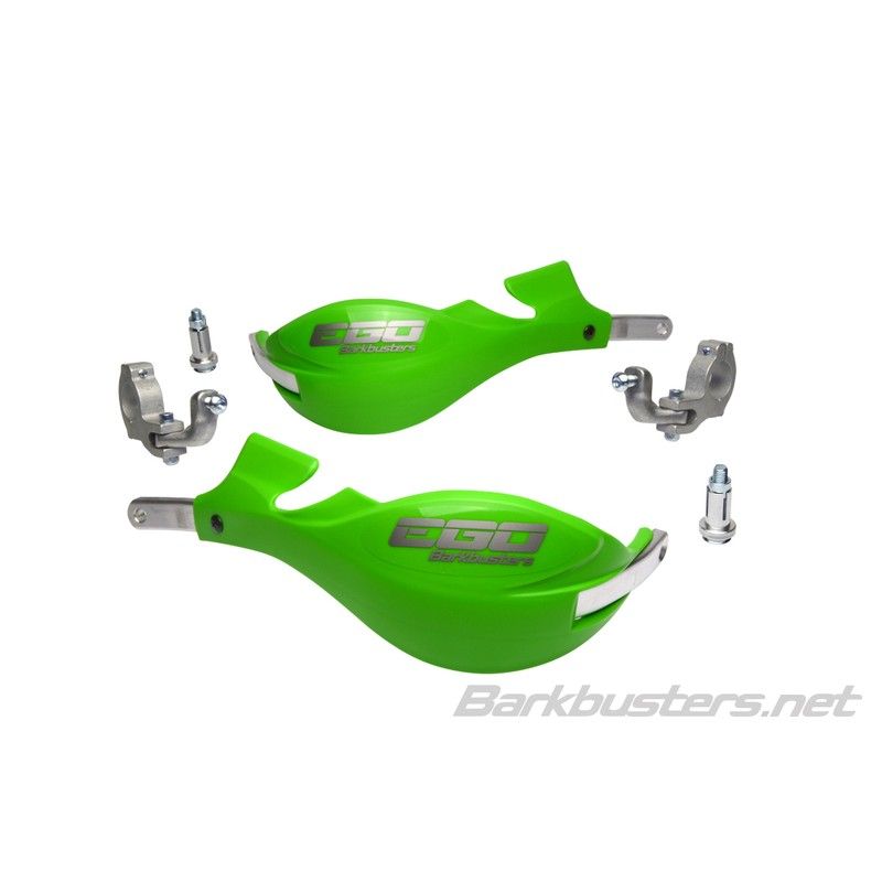 Kit de paramanos Barkbusters EGO cerrado universal Color verde - motoscamaralweb.com