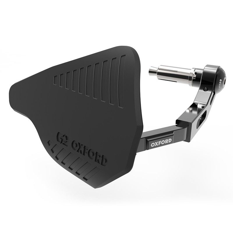 Paramanos OXFORD con protector de palanca de aluminio - negro - motoscamaralweb.com