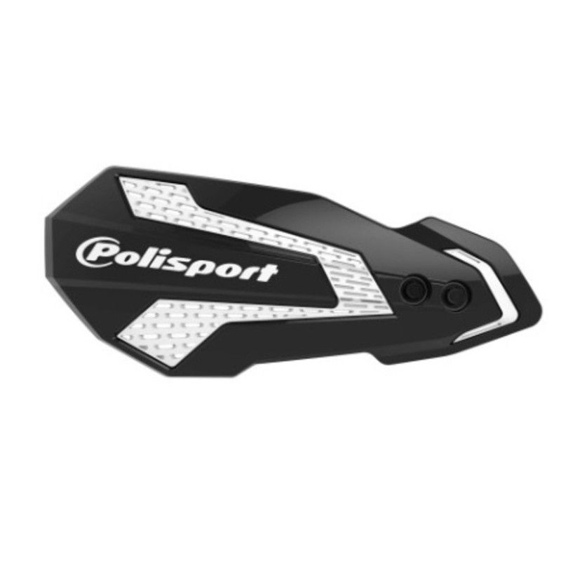 Paramanos POLISPORT MX Flow - Negro / Blanco - motoscamaralweb.com