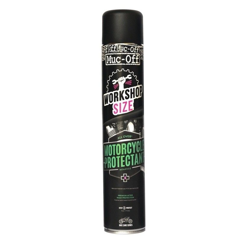 Spray protector con PTFE (teflón) MUC-OFF Motorcycle Protectant para taller 750mlx6 - motoscamaralweb.com