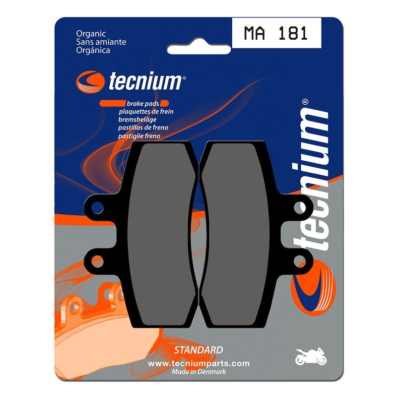 Pastillas de freno Tecnium MA181 Orgánicas - motoscamaralweb.com
