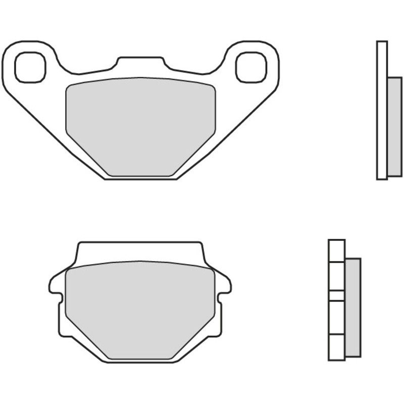 Pastillas de freno orgánicas Brembo 07YA54CC - motoscamaralweb.com