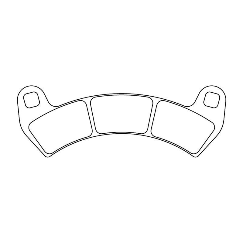Juego de pastillas sinterizadas CL BRAKES (1247ATV1) - motoscamaralweb.com