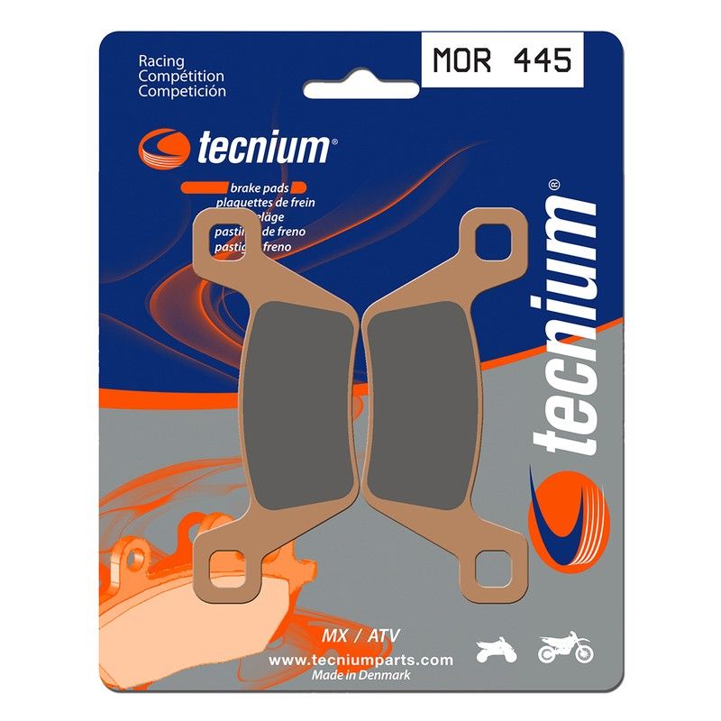 Pastillas de freno TECNIUM sintetizadas - MOR445 - motoscamaralweb.com