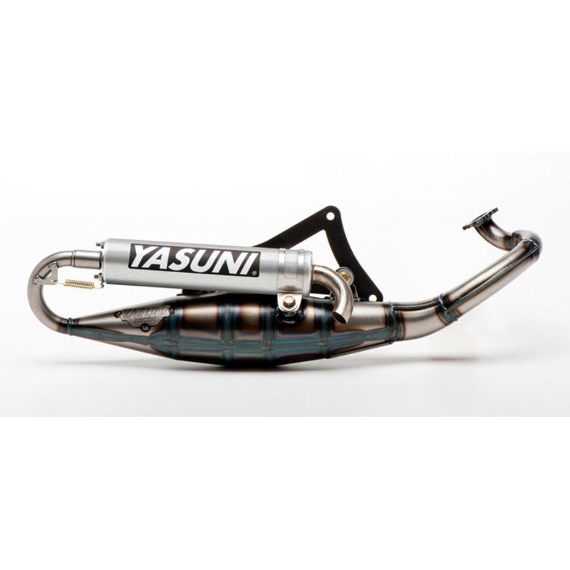 Escape completo YASUNI R (silenciador aluminio) - Derbi / Peugeot Motor Morini - motoscamaralweb.com