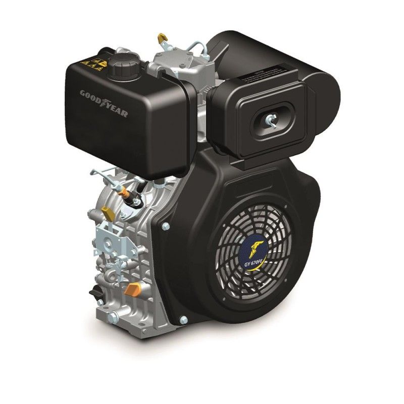 MOTOR DIESEL GOODYEAR GY 670FE 668CC 15HP AE ( CON LLAVE DE CONTACTO)-