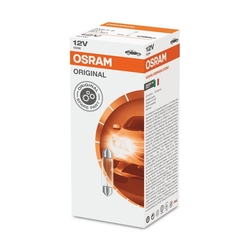 Lámpara OSRAM 6411 - 12V 10W - 10 uds - motoscamaralweb.com