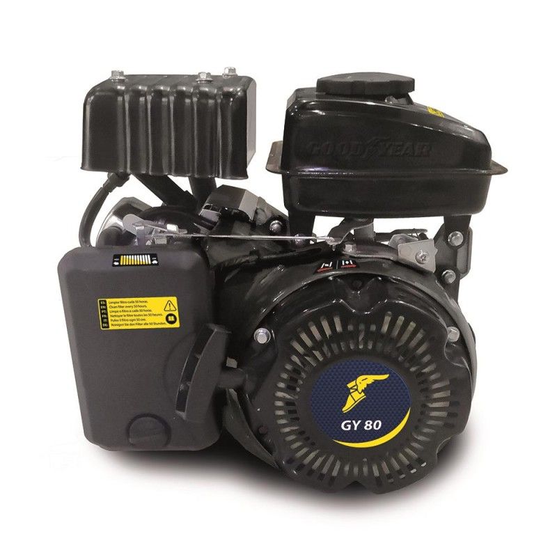 MOTOR GASOLINA GOODYEAR GY80 S 4T 79CC 3HP 15MM- motoscamaralweb.com