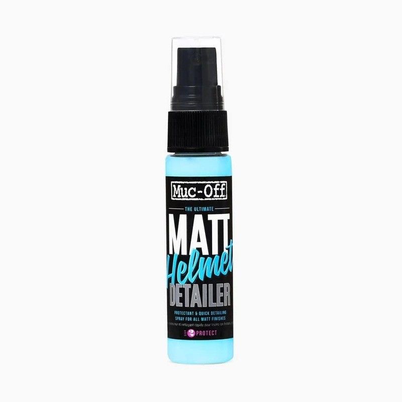 Limpiador y detallador para casco mate MUC-OFF Matt Helmet Detailer - 32ml x18 - motoscamaralweb.com