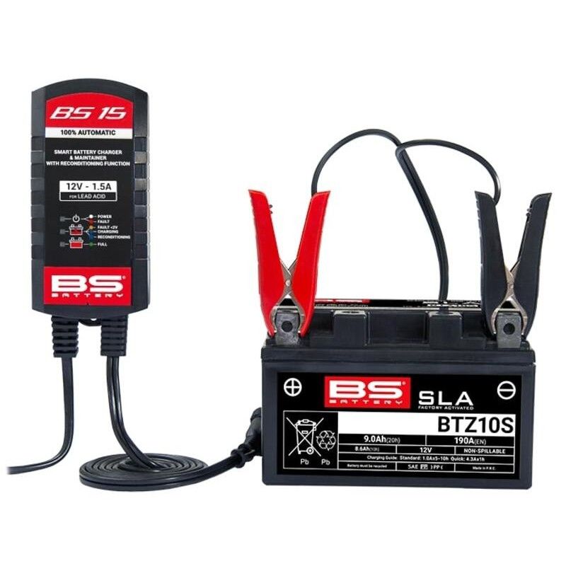 Kit cargadores BS15 BS BATTERY 10+1 - motoscamaralweb.com