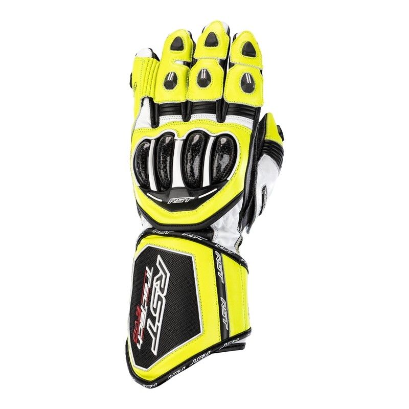 Guantes RST TracTech Evo 4 CE hombre - Amarillo Flúor / Negro - motoscamaralweb.com
