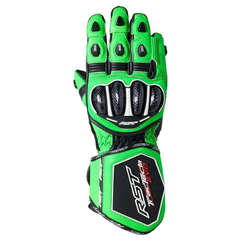 Guantes RST TracTech Evo 4 CE hombre - Verde Flúor / Negro - motoscamaralweb.com