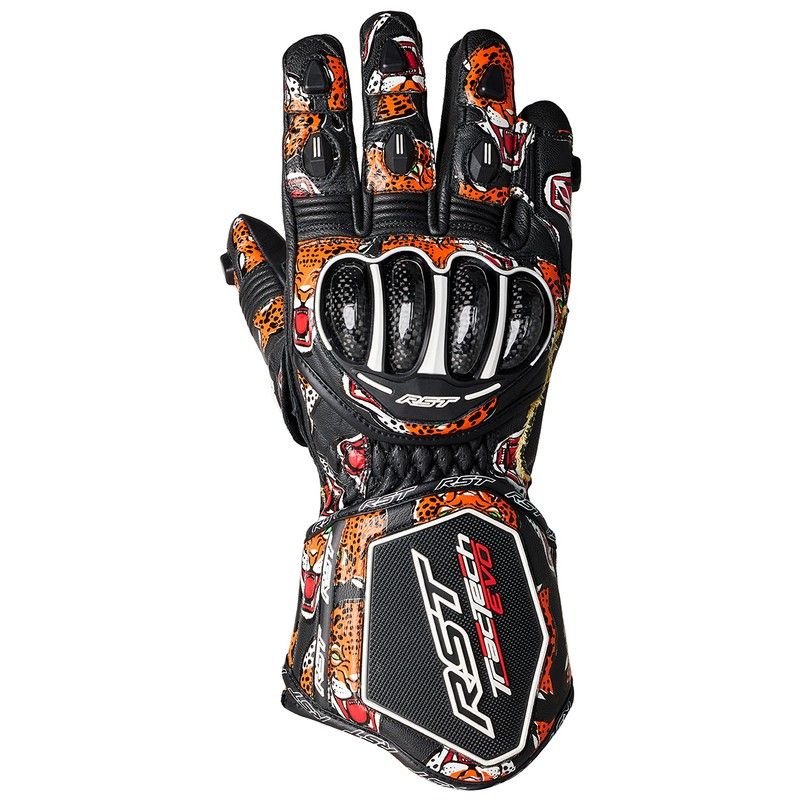 Guantes RST TracTech Evo 4 CE hombre - Tiger Head / Negro - motoscamaralweb.com