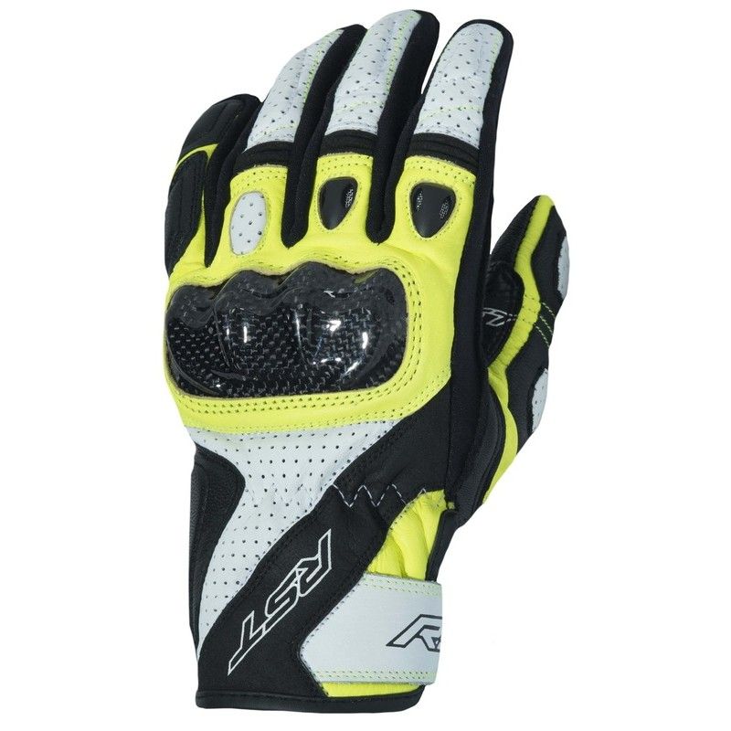 Guantes (Hombre) RST Stunt 3 - Amarillo Flúor - motoscamaralweb.com