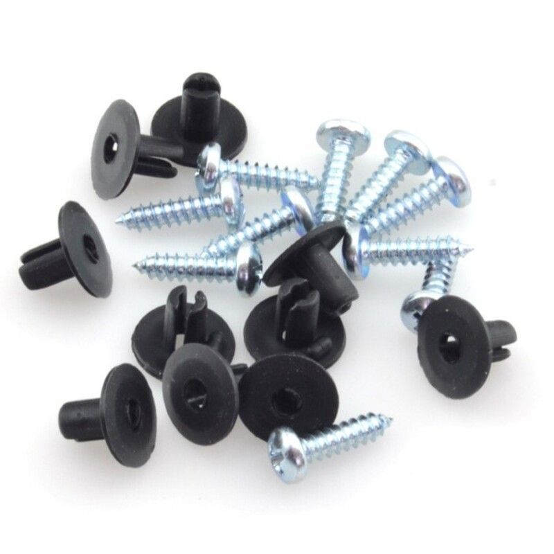 Bolsa de 10 Tornillos de sujeción + taco panel porta-herramientas - motoscamaralweb.com