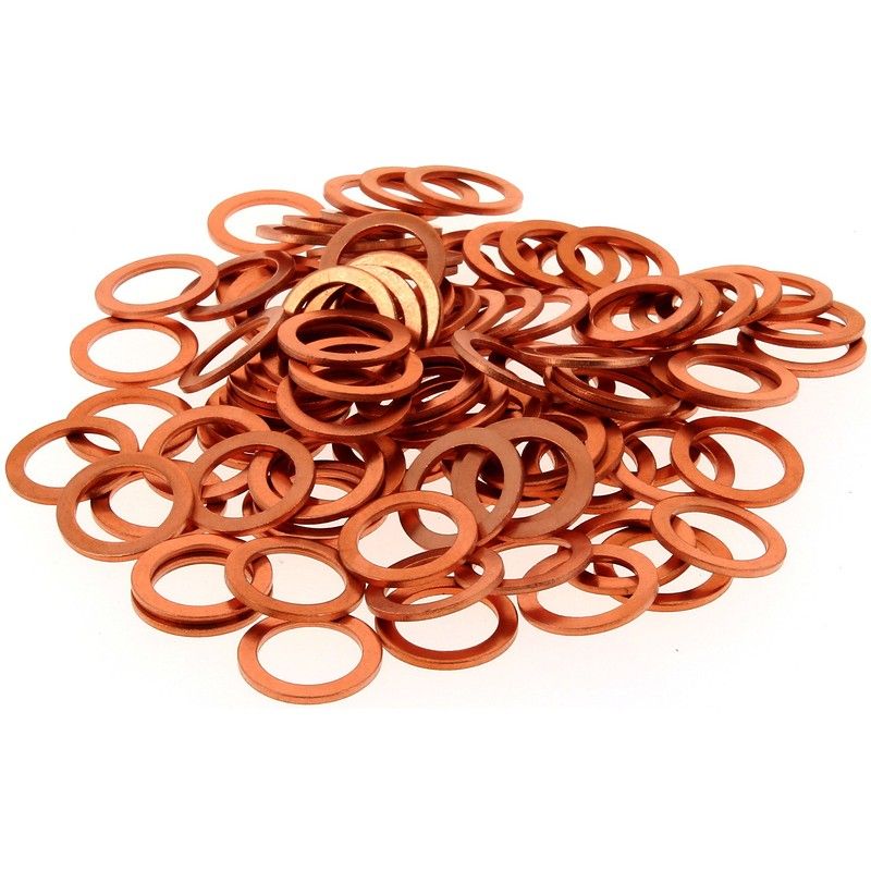 Arandela cobre 14X20X1.5 Bolsa de 100 piezas R140200GC/100 - motoscamaralweb.com