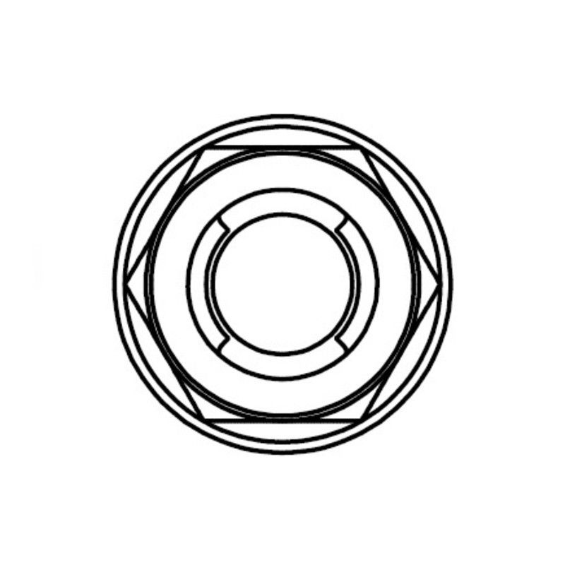 Tuerca fuji con brida BOLT M6 x 1.00 x 10mm - motoscamaralweb.com