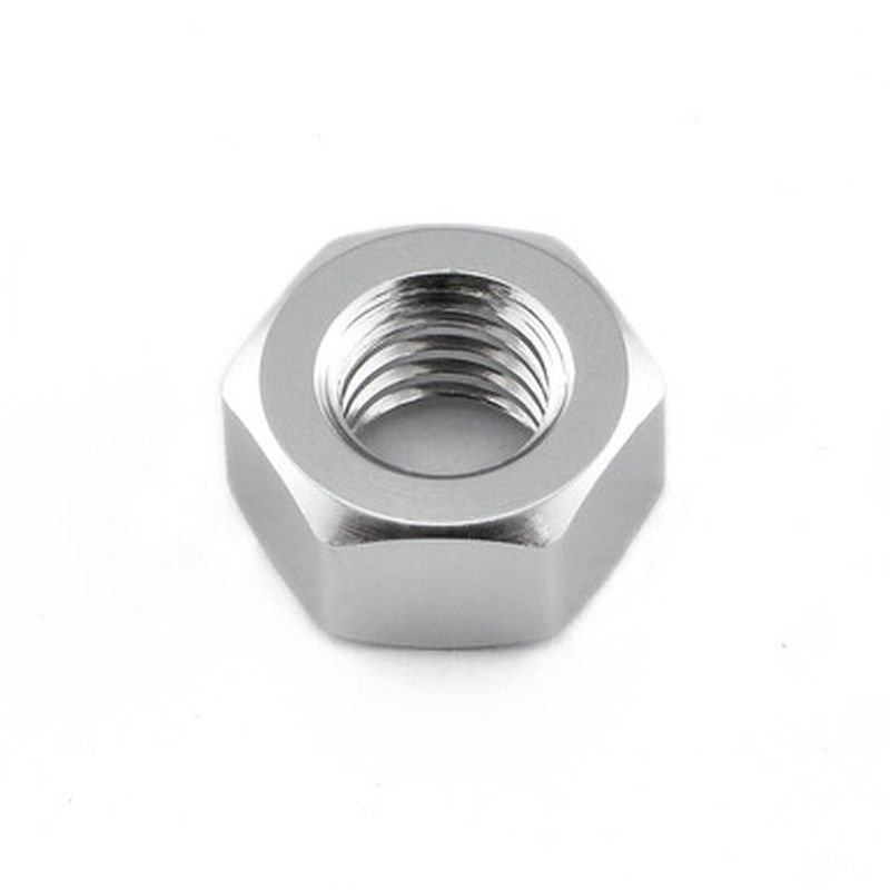 Tuerca plana de Aluminio Pro-Bolt M6 LFN6S Plata - motoscamaralweb.com