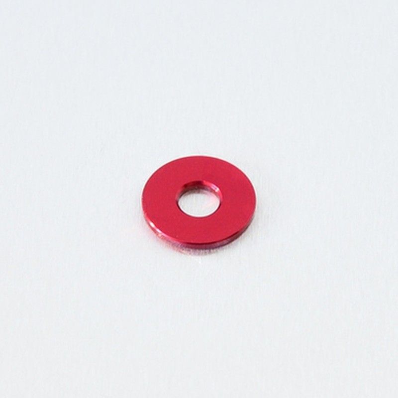 Arandela de Aluminio M6 18mm Pro-Bolt LWA6-18R Rojo - motoscamaralweb.com