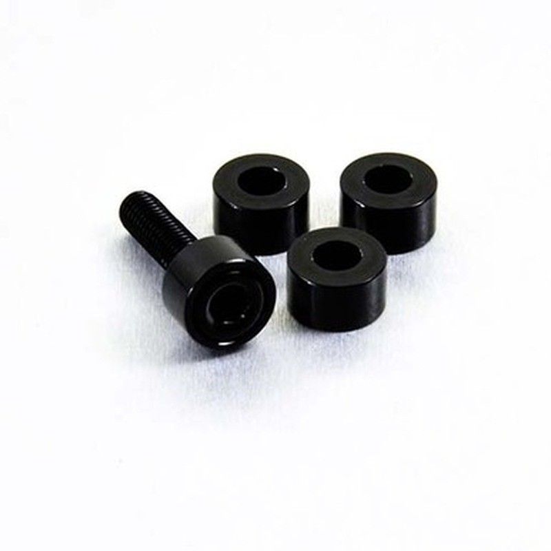 Arandela de Aluminio cilíndrica M6 Pro-Bolt LWACP6BK Negro - motoscamaralweb.com