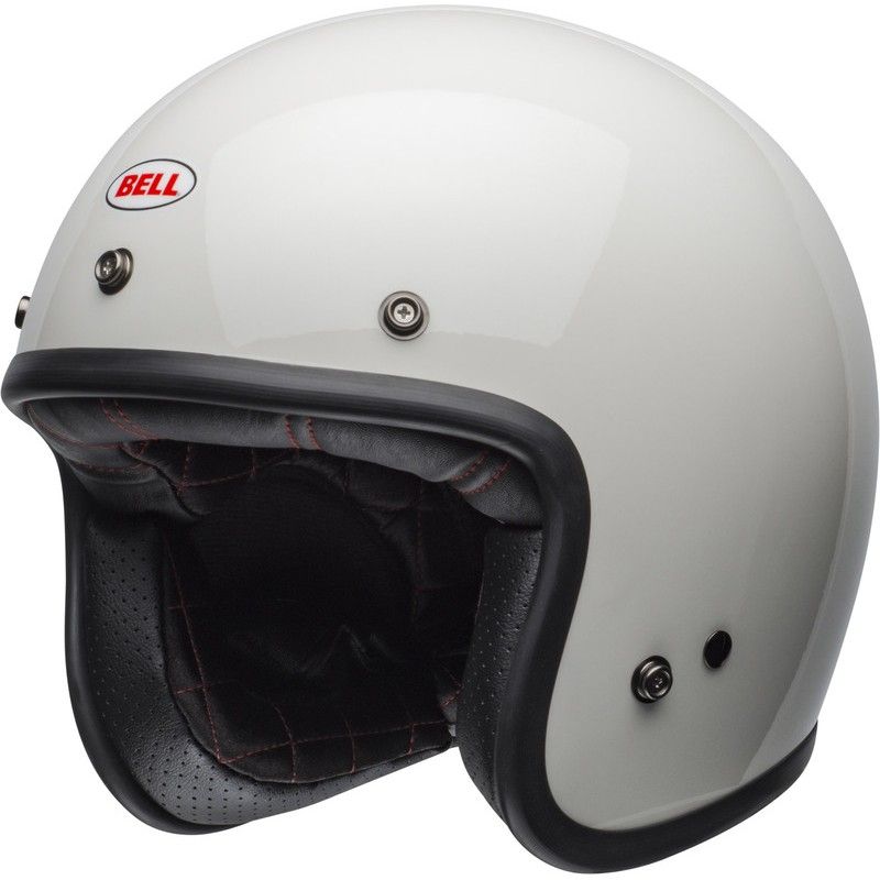 Casco Bell Custom 500 (Sin Accesorios) Blanco- motoscamaralweb.com