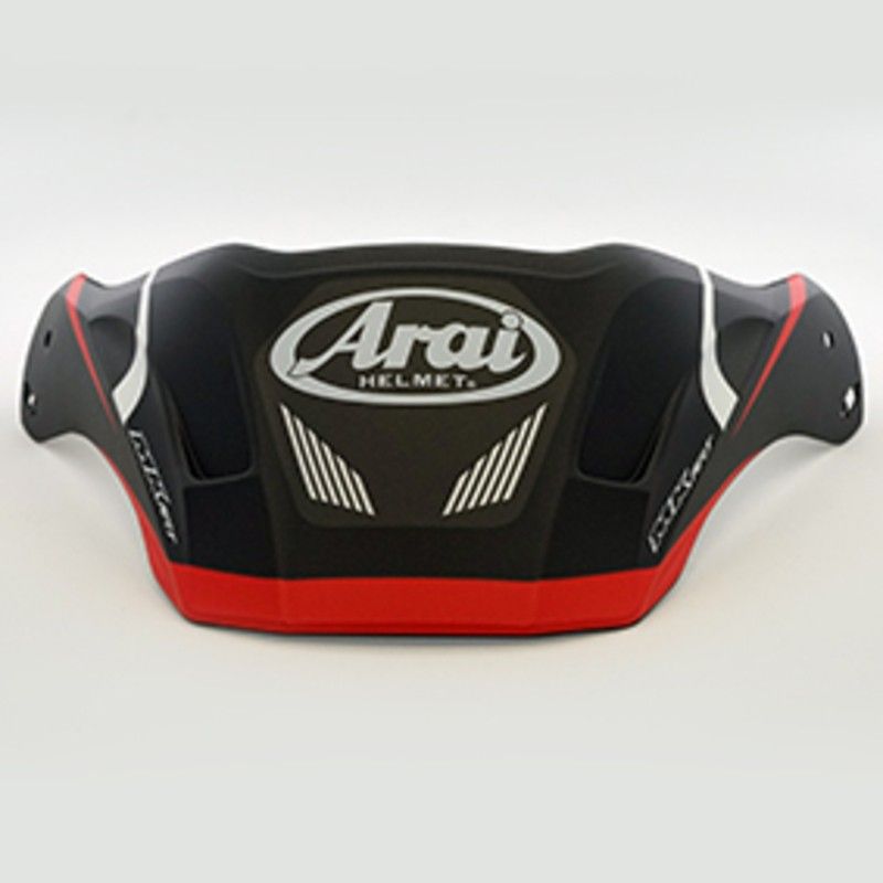 Visera ARAI (TOUR-X4). BREAK Rojo- motoscamaralweb.com
