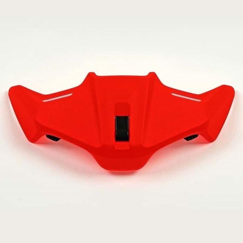 Spoiler ARAI Dual Flow. METALLIC Naranja Flúor- motoscamaralweb.com