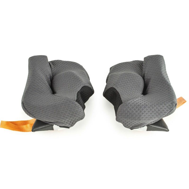 Carrilleras ARAI (Dry cool). 15 mm. Gris (Modelos: RX-7 GP/QUANTUM)- m