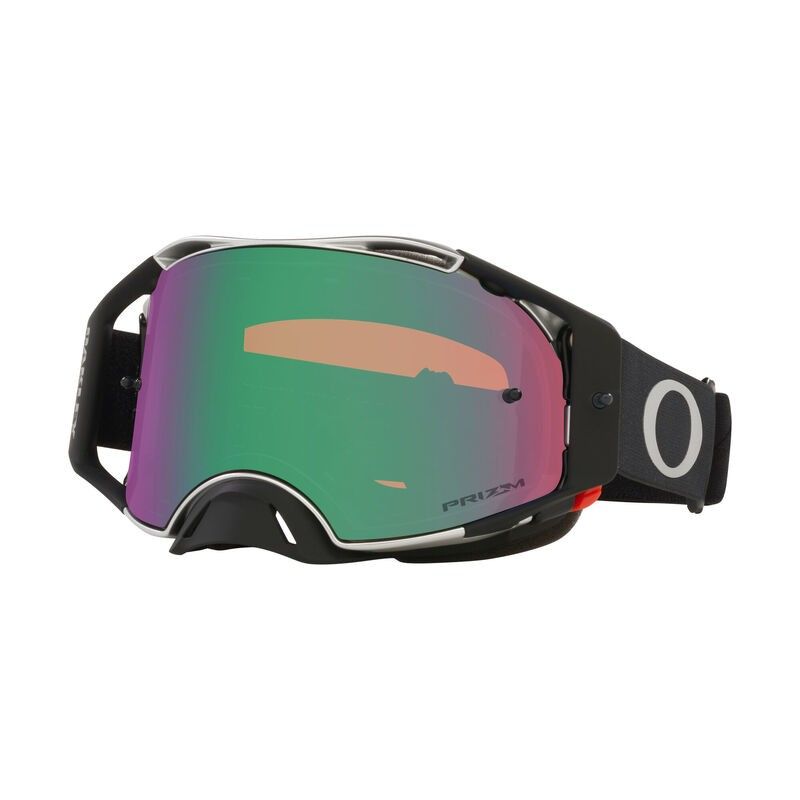 Gafas OAKLEY Airbrake MX - Tuff Blocks Black Gunmetal / Lente Prizm Mx Jade Iridium - motoscamaralweb.com