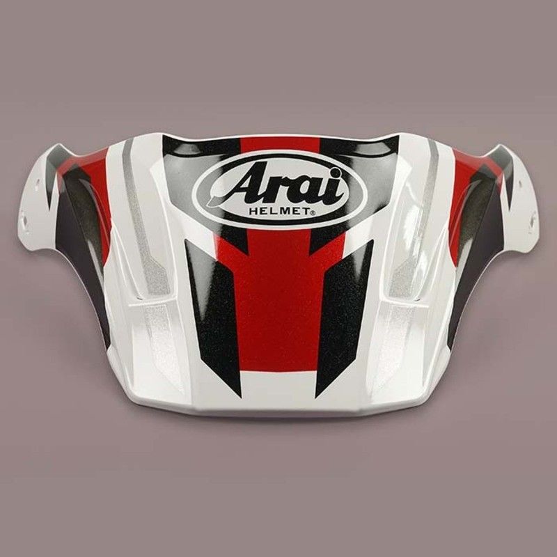 Visera ARAI (TOUR-X4). DEPART METALLIC Rojo- motoscamaralweb.com