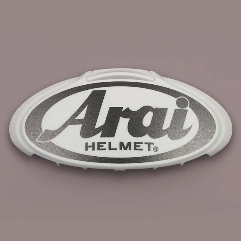 Ventilación superior ARAI 3D LOGO. Blanco Diamante- motoscamaralweb.co