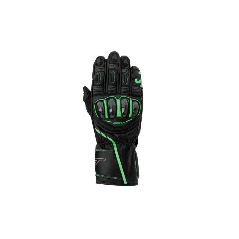 Guantes (Hombre) RST S-1 CE Verde Flúor. Talla 8/S - motoscamaralweb.com