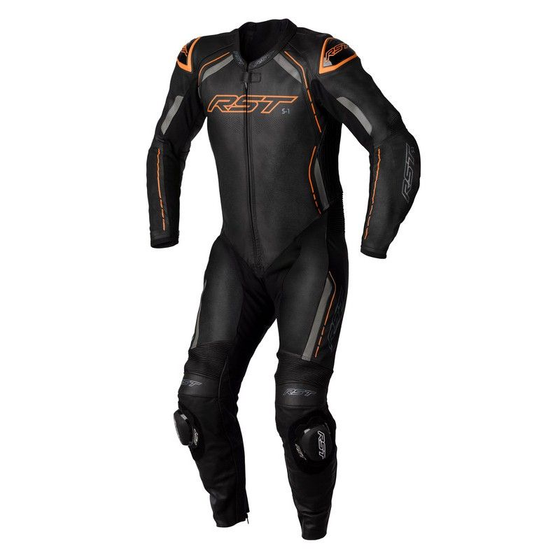 Mono de Piel (Hombre) RST S-1 CE Naranja Flúor. Talla EU58/2XL - motoscamaralweb.com
