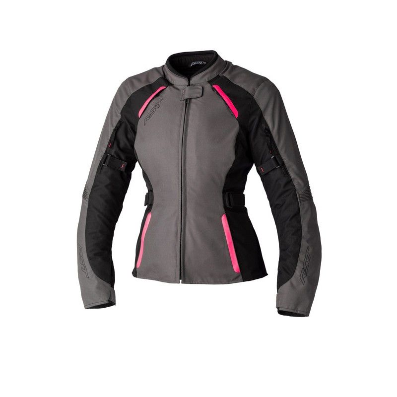 Chaqueta Textil (Mujer) RST AVA CE Rosa Flúor. Talla 14/L - motoscamaralweb.com
