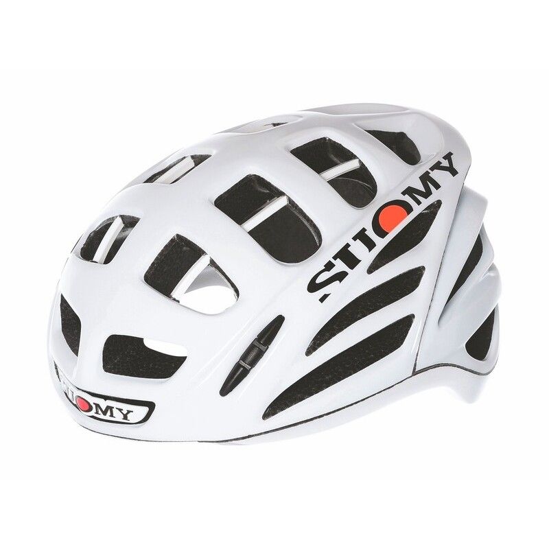 Casco de bicicleta SUOMY Gun Wind - Blanco brillo - motoscamaralweb.com