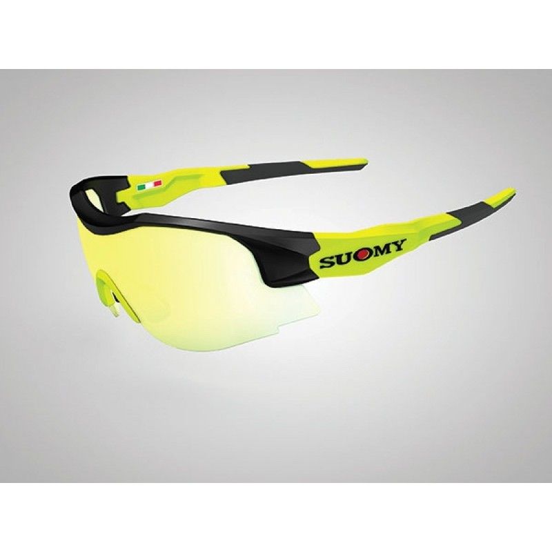 Gafas ciclismo SUOMY Fiandre - Amarillo/Negro - motoscamaralweb.com