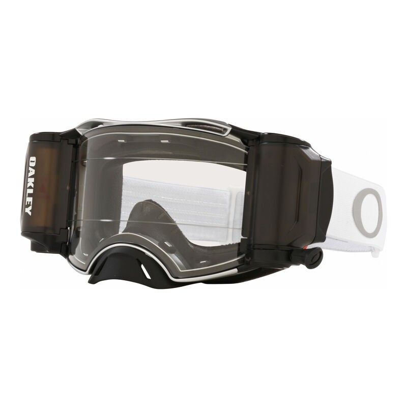 Gafas OAKLEY Airbrake MX - Tuff Blocks White Race-Ready Roll-Off / Lente transparente - motoscamaralweb.com