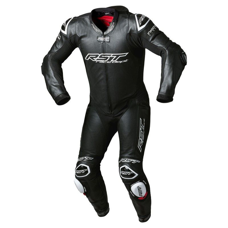 Mono de piel RST V4.1 Evo Kangaroo Airbag CE hombre - Negro - motoscamaralweb.com