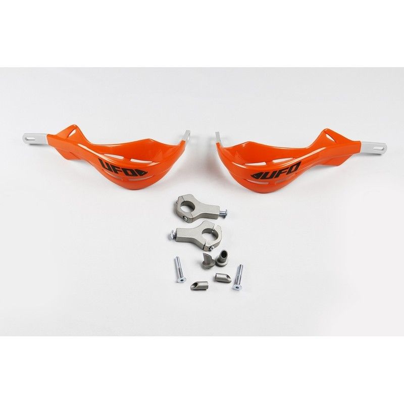 Paramanos cerrado UFO alu handguards 28 naranja PM01633-127 - motoscamaralweb.com