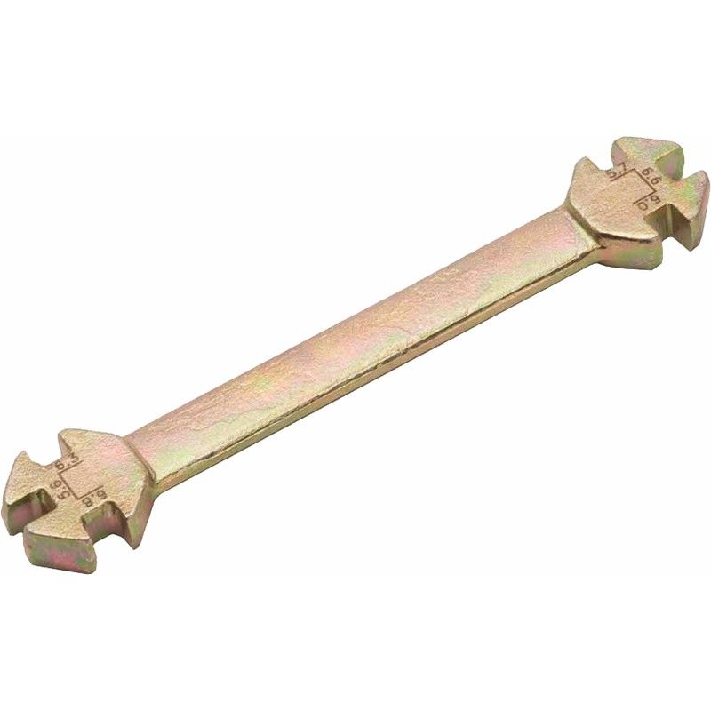 RFX Race Llave de radios universal 6 en 1 - dorada - motoscamaralweb.com