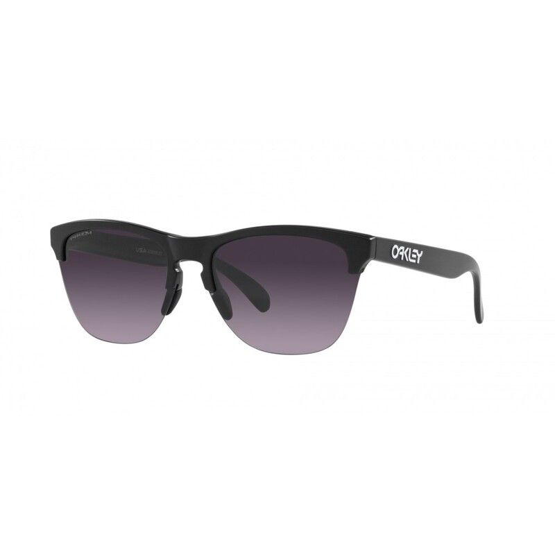 Gafas de sol OAKLEY Frogskins Lite Lentes Prizm Grey Gradient - Montura Matte Black - motoscamaralweb.com