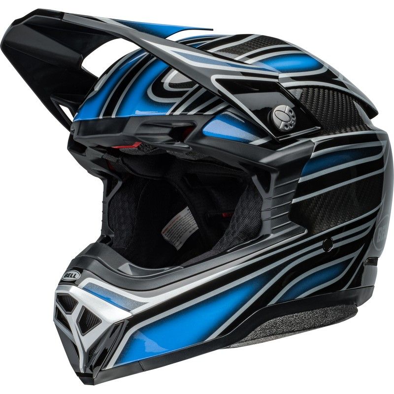 Casco BELL Moto-10 Spherical - Webb Marmont Gloss North Carolina Blue-
