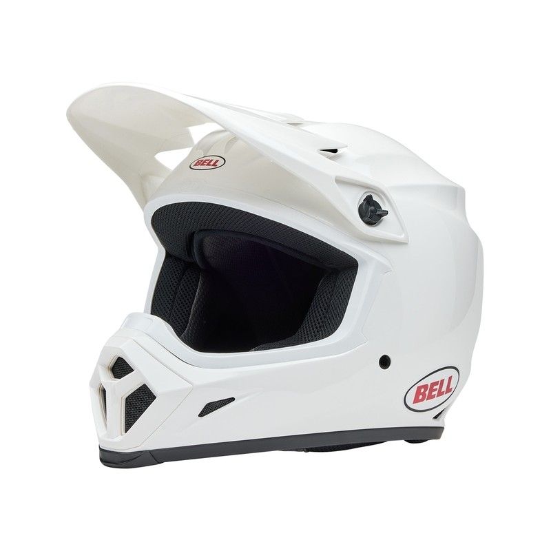 Casco BELL MX-9 Mips - Gloss Solid White- motoscamaralweb.com