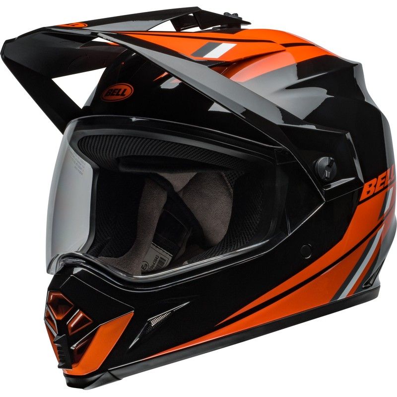 Casco BELL MX-9 Adventure MIPS - Alpine Gloss Black/Orange - motoscamaralweb.com