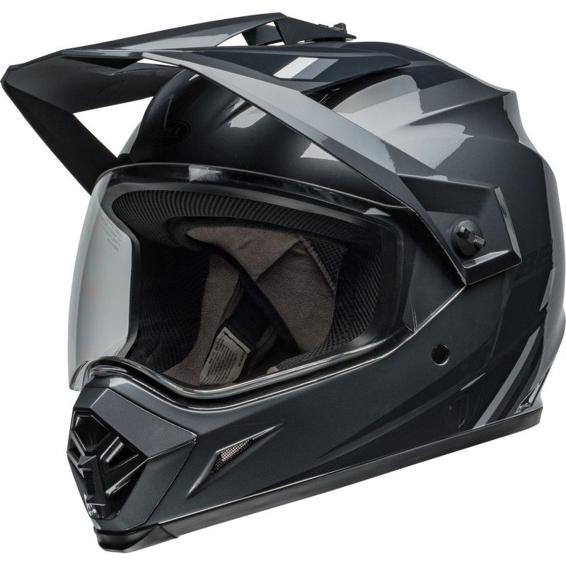 Casco BELL MX-9 Adventure MIPS - Alpine Gloss Charcoal/Silver- motosca