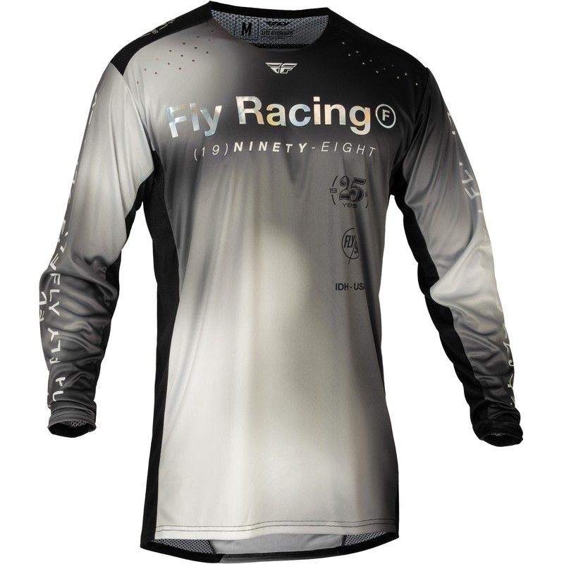 Camiseta FLY RACING Lite S.E. Legacy - Gris claro / Negro - motoscamaralweb.com
