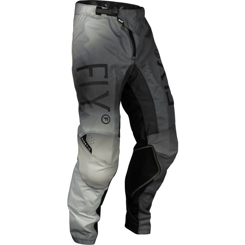Pantalón infantil FLY RACING Kinetic Prodigy - Negro / Gris Claro - motoscamaralweb.com